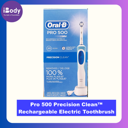 Oral-B® Pro 500 Precision Clean™ Rechargeable Electric Toothbrush แปรงสีฟันไฟฟ้า ออรัลบี แถมอะแดปเตอร์