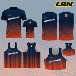 เสื้อวิ่งพิมพ์ลาย LRN เนื้อผ้า Micro square สำหรับวิ่งมาราธอน (MS26)