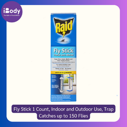 Raid® Fly Stick 1 Count กับดักแมลงวัน Indoor and Outdoor Use, Trap Catches up to 150 Flies