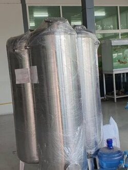 ถังกรองสแตนเลส24นิ้วสำหรับกรองน้ำประปาหรือบาดาล