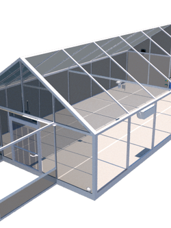 โรงเรือน Smart Farming Greenhouse Polycarbonate Clear(IoT)
