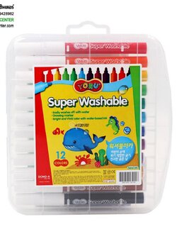 สีเมจิล้างออกได้ TORU Super Washable ปลอดสารพิษ 12สี