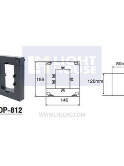 DP-812 "DAKO" CLASS 0.5 CT ถอดประกบ หม้อแปลงกระแสไฟฟ้า ( SPLIT CORE CURRENT TRANSFORMER ) 1000/5 , 1200/5 , 1250/5 , 1500/5