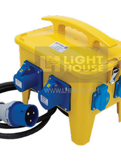 A12MB03-4 "DAKO PLUG" กล่องปลั๊กกระจายไฟ 2P+E 32A 230V IP44 3H IP44