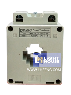 CT เคอเร้นท์ (CURRENT TRANSFORMER) แบบแกนคล้องสาย รุ่น MSQ-30(30/5A,50/5A,60/5A,80/5A,100/5A,150/5A,200/5A)