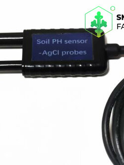 pH soil and Temperature sensor (ทนการกัดกร่อน Agcl) RS485