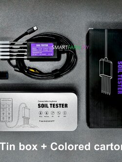เซ็นเซอร์วัดค่าในดิน 8-in-1 Smart Soil Sensor NPK EC Moisture Temperature pH NPK Meter App(BOX)