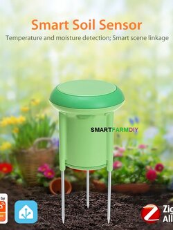 Soil sensor เซนเซอร์วัดความชื้นและอุณหภูมิดิน ระบบอัตโนมัติในสวน