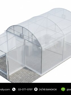 โรงเรือนปลูกพืชผักสลัด พร้อมระบบ พร้อมระบบสมาร์ทฟาร์ม