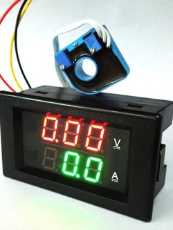 CT โมดูลโวลต์มิเตอร์แอมมิเตอร์ A 0-50A, V50-300V AC