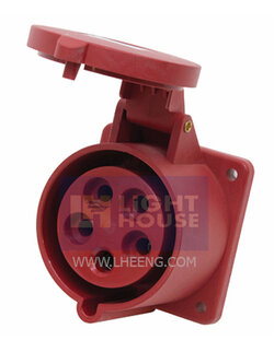 HTN-415 "DAKO PLUG" เต้ารับฝังตรง (3P+N+E) 16A 400V IP44