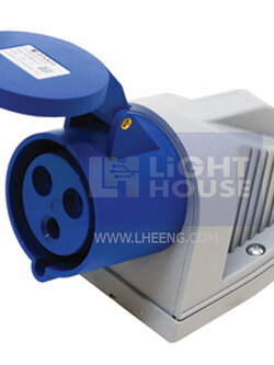 HTB-113 "DAKO PLUG" เต้ารับติดลอย (2P+E) 16A 230V IP44