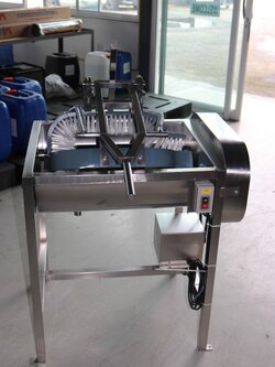 เครื่องล้างถังภายนอก 1 หัว (ขนแปรง)