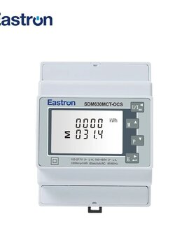 พาวเวอร์มิเตอร์ SDM630MCT-OCS ETL Listed Three Phase Three Wire Rogowski Coil Energy Meter