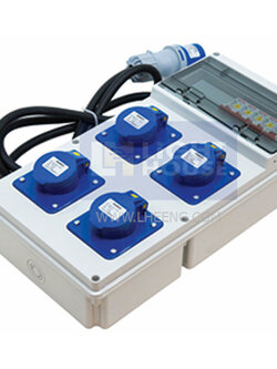 A10MB01-4 "DAKO PLUG" กล่องปลั๊กกระจายไฟ 2P+E 16A 230V 3H IP44