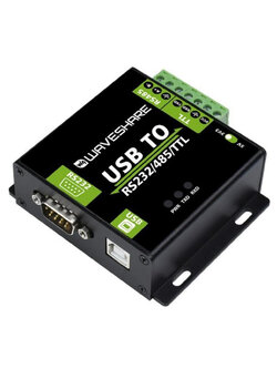 ตัวแปลงสัญญาณ ยี่ห้อ Waveshare FT232RL/CH343G USB to RS232/485/TTL Interface Converter Industrial Isolation