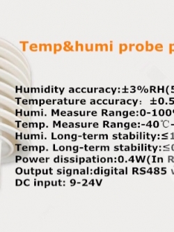 Temp & humi probe Sensor