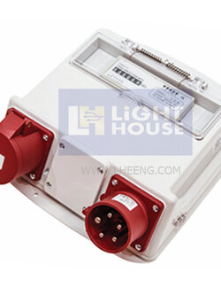 B11MD04-2 "DAKO PLUG" กล่องปลั๊กกระจายไฟ 3P+N+E 32A 400V 3H IP44