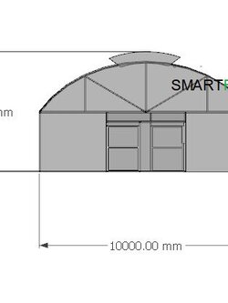 โรงเรือนทรงจั่วโค้ง 2 ชั้น