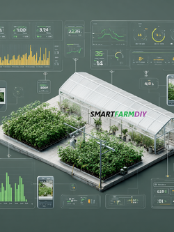 รับออกแบบผังฟาร์มโรงเรือนปลูกพืช แบบ Future Farming (AI Generative Farming#7)