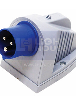 HTB-513 "DAKO PLUG" ปลั๊กตัวผู้ติดลอย (2P+E) 16A 230V IP44