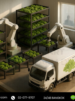 รับออกแบบ Smart Handling Robot Indoor Farming หรือ ฟาร์มอัตโนมัติในอาคาร