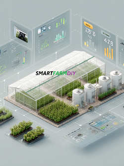 รับออกแบบผังฟาร์มโรงเรือนปลูกพืช แบบ Future Farming(AI Generative Farming)