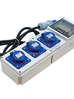 A06MA01-4 "DAKO PLUG" กล่องปลั๊กกระจายไฟ 2P+E 16A 230V 3H IP44