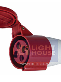 HT-214 "DAKO PLUG" ปลั๊กตัวเมียกลางทาง (3P+E) 16A 400V IP44