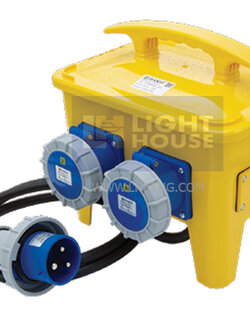 A12MB29-4 "DAKO PLUG" กล่องปลั๊กกระจายไฟ 32A 2P+E 230V IP65