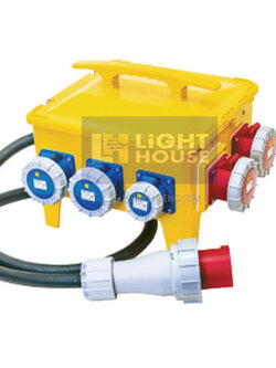 A24MA01-4 "DAKO PLUG" กล่องปลั๊กกระจายไฟ 63A 3P+N+E 400V IP65