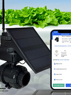 Solar Smart Valve ผ่านแอพพลิเคชั่น พลังงานแสงอาทิตย์
