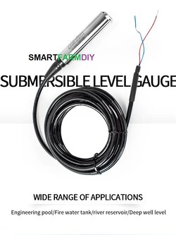 เซ็นเซอร์วัดระดับน้ำ4-20mA เคเบิ้ล 3 เมตร