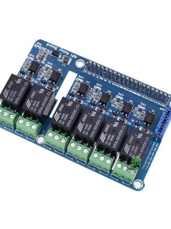 บอร์ดเสริม 6-Channel Raspberry Pi Relay