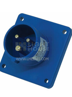 HTN-613 "DAKO PLUG" ปลั๊กตัวผู้ฝัง 2P+E 16A 230V IP44