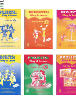 แบบฝึกหัด Projects:Play & Learn Activity Book ชั้น ป.1-ป.6 (สพฐ )