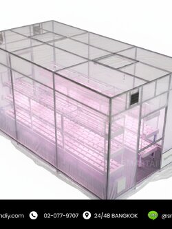 โรงเรือนปลูกผักไฮโดรระบบในร่ม พร้อมระบบสมาร์ทฟาร์ม