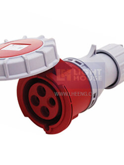 HTN2241-3 "DAKO PLUG" ปลั๊กและเต้ารับสำหรับตู้เย็น 3P+E 32A IP67 3H