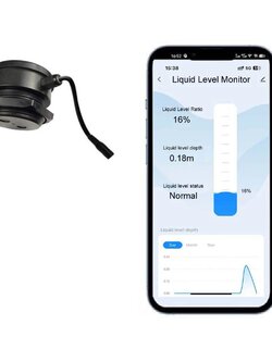เซ็นเซอร์อัลตร้าโซนิคไร้สายตรวจสอบ ระดับน้ำในถังน้ำ ระดับน้ำ