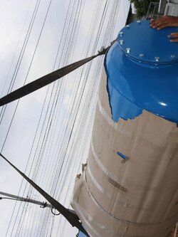 ถังกรองเหล็ก40นิ้ว100cmสูง150cmหนา6mm