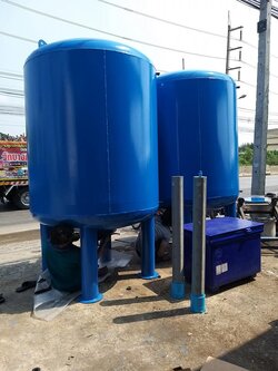 ถังกรองเหล็ก28นิ้วสำหรับกรองน้ำประปาหรือบาดาล