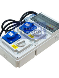 A10MA01-4 "DAKO PLUG" กล่องปลั๊กกระจายไฟ 2P+E 16A 230V IP44 230V 3H IP44
