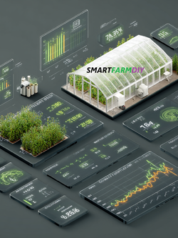 รับออกแบบผังฟาร์มโรงเรือนปลูกพืช แบบ Future Farming (AI Generative Farming#4)