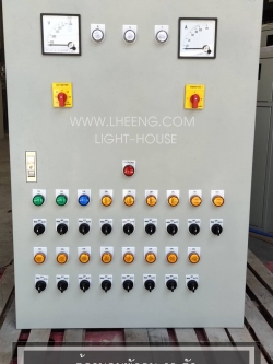 ตู้ควบคุมพัดลม 12 ตัว ฟาร์มไก่ ฟาร์มหมู Automatic-Manual system 3P 380V