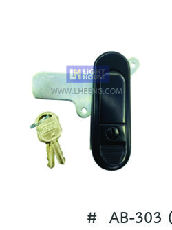 กุญแจ AB-303 (ดำ) กุญแจตู้ เหล็ก ตู้ MDB ตู้สวิทซ์บอร์ด