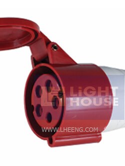 HT-215 "DAKO PLUG" ปลั๊กตัวเมียกลางทาง (3P+N+E) 16A 400V IP44