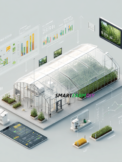 รับออกแบบผังฟาร์มโรงเรือนปลูกพืช แบบ Future Farming (AI Generative Farming#8)