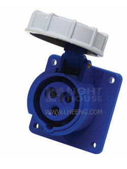 HTN-3131 "DAKO PLUG" เต้ารับฝังเฉียงกันน้ำ (2P+E) 16A IP67