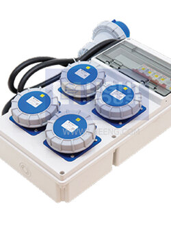 A10MF06-4 "DAKO PLUG" กล่องกระจายปลั๊กไฟ 2P+E 32A 230V IP65 (ชุดปลั๊ก IP67)