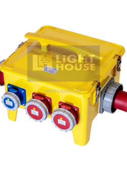 A24MA02-2 "DAKO PLUG" กล่องปลั๊กกระจายไฟ 63A 3P+N+E 400V IP65